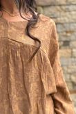 Kiti Paisley Damask Artist Smock Walnut